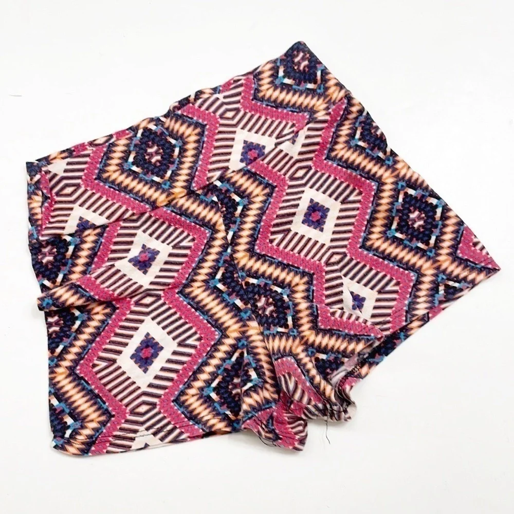 Charlotte Russe tribal print shorts